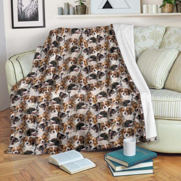Phalene Full Face Fleece Blanket Sherpa Blanket