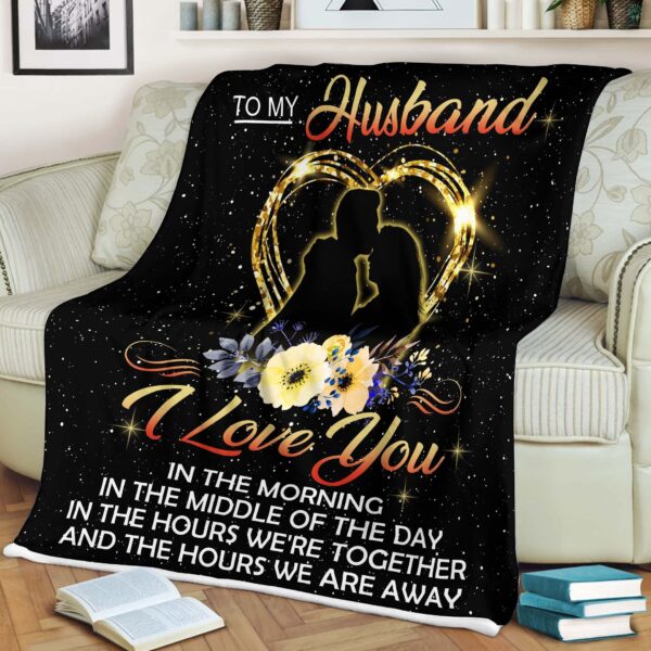 Husband And Wife Quotes To My Husband Fleece Blanket Sherpa Blanket