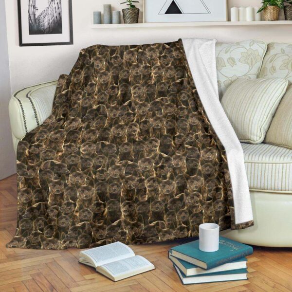 Kai Ken Full Face Fleece Blanket Sherpa Blanket