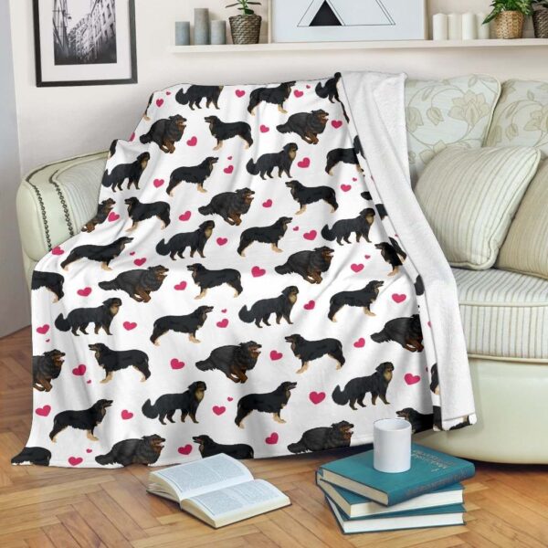 Hovawart Heart Fleece Blanket Sherpa Blanket