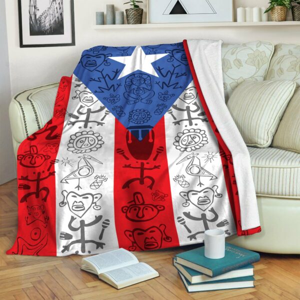 Puerto Rico Fleece Blanket Sherpa Blanket