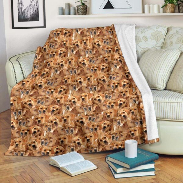 Portuguese Pointer Full Face Fleece Blanket Sherpa Blanket