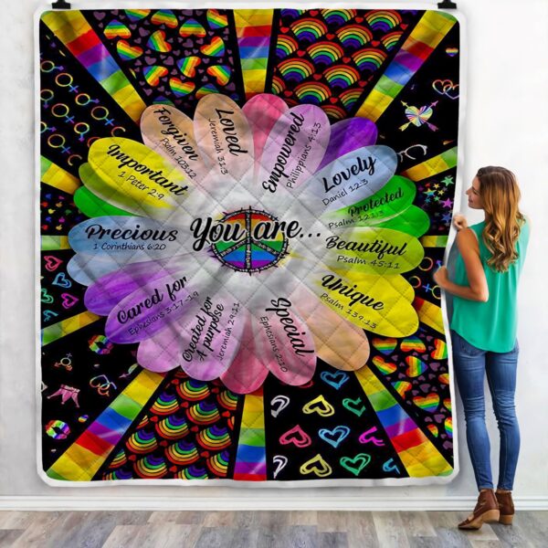 LGBTQ Flag Love Wins Rainbow Pride Fleece Blanket Sherpa Blanket