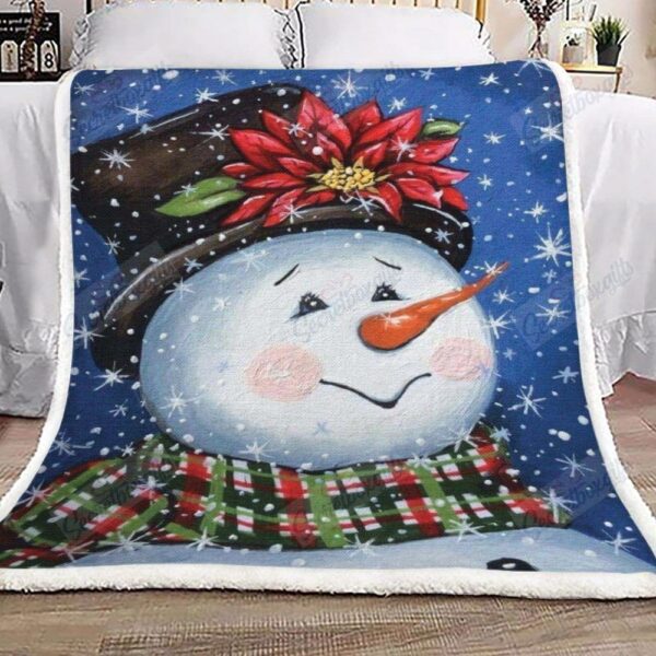 Christmas Flower Fleece Blanket Sherpa Blanket