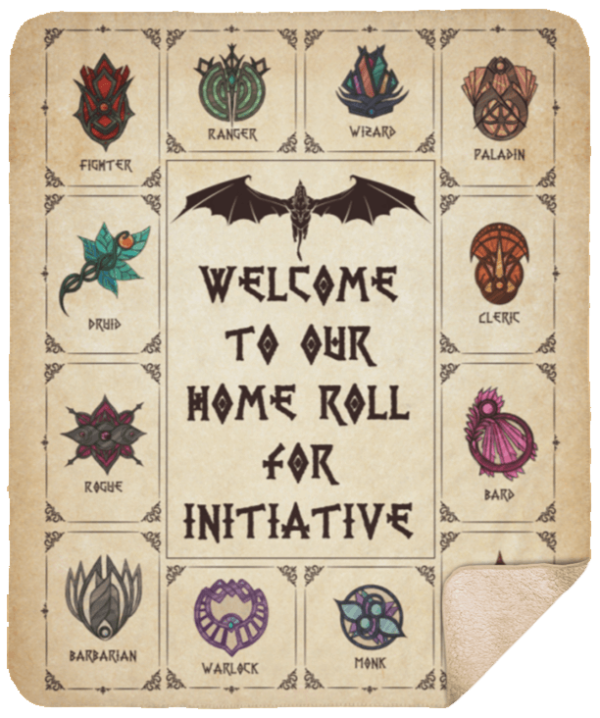 Initiative Dragon Fleece Blanket Sherpa Blanket