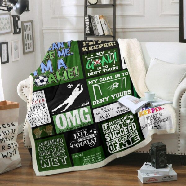 Goalkeeper Fleece Blanket Sherpa Blanket