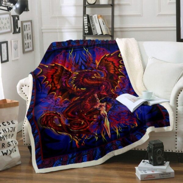 Dragon Fleece Blanket Sherpa Blanket