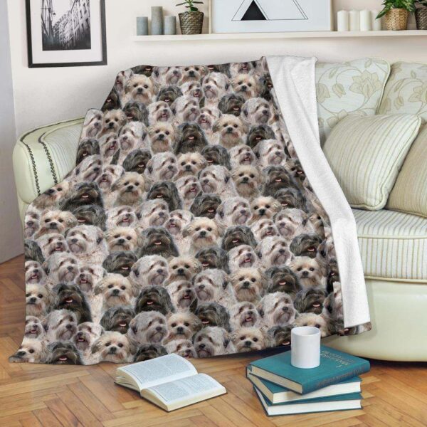 Full Face Fleece Blanket Sherpa Blanket