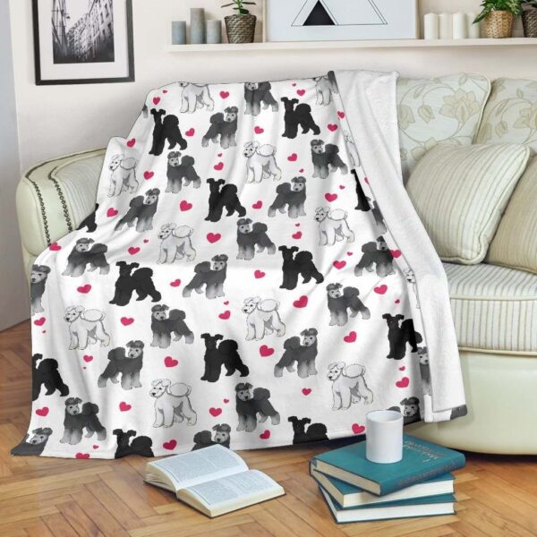 Pumi Heart Fleece Blanket Sherpa Blanket