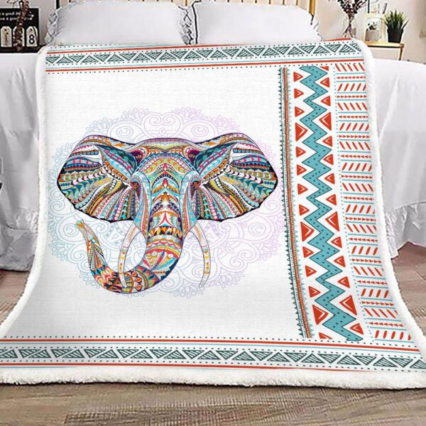 Elephant For Elephant Lovers Fleece Blanket Sherpa Blanket
