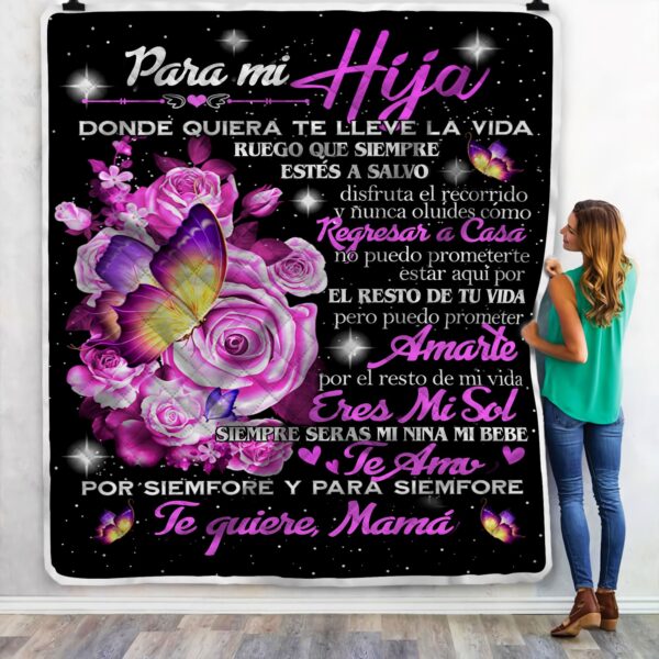 Donde Quiera Te Lleve La Vida Fleece Blanket Sherpa Blanket