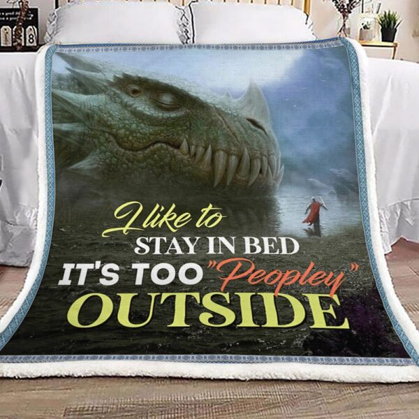 Dragon Sleep Fleece Blanket Sherpa Blanket