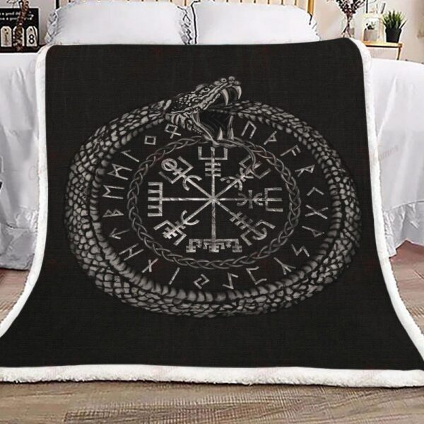 Vegvisir Art Fleece Blanket Sherpa Blanket