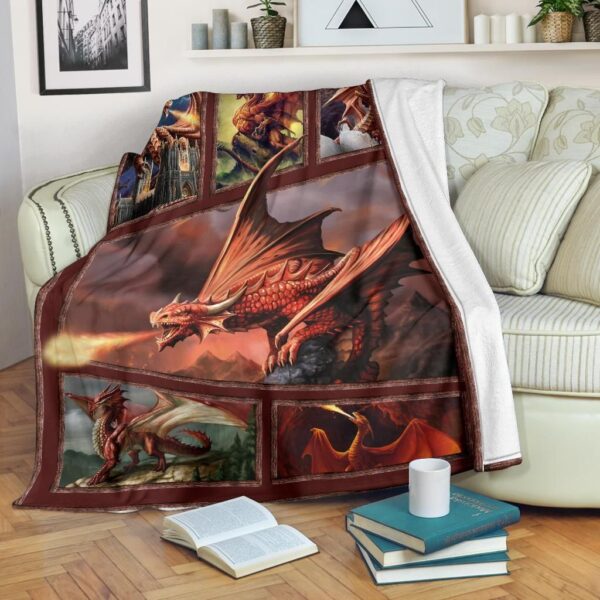 Dragon Fleece Blanket Sherpa Blanket