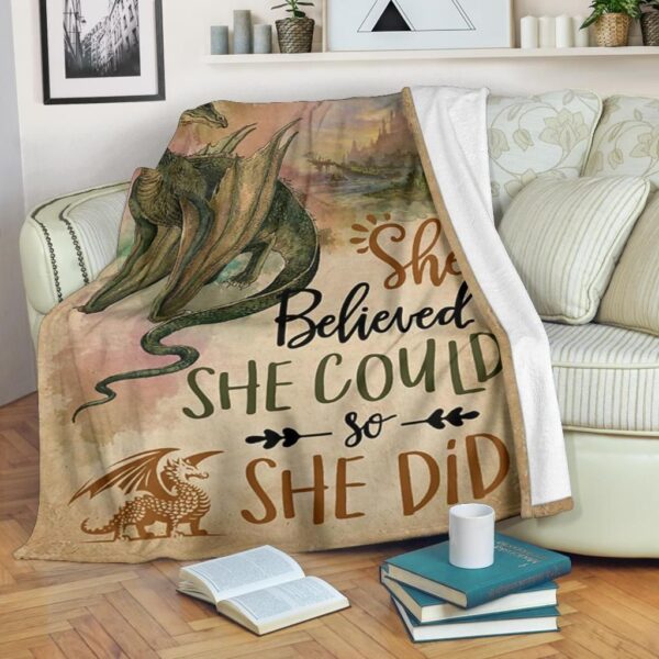 Dragon Fleece Blanket Sherpa Blanket