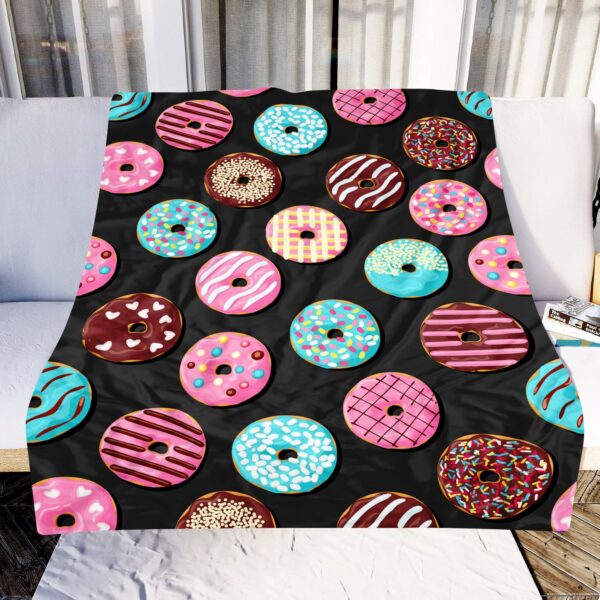 Donut Fleece Blanket Sherpa Blanket