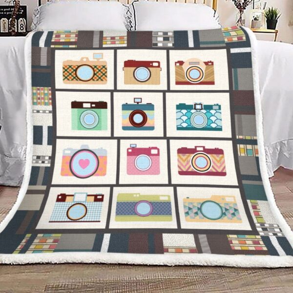 Photograph Fleece Blanket Sherpa Blanket