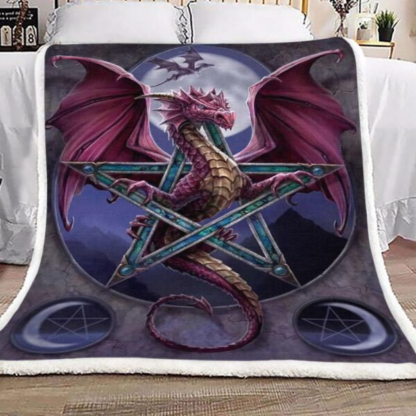 Dragon Star Fleece Blanket Sherpa Blanket