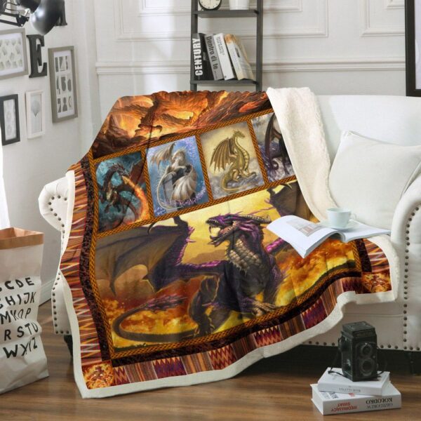 Dragon Fleece Blanket Sherpa Blanket