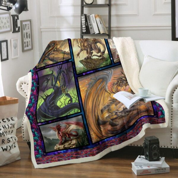 Dragon Fleece Blanket Sherpa Blanket