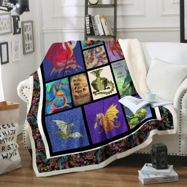 Dragon Fleece Blanket Sherpa Blanket