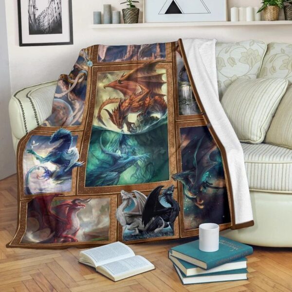 New Dragon Fleece Blanket Sherpa Blanket