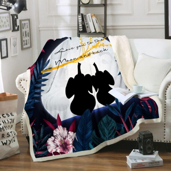 Elephant Fleece Blanket Sherpa Blanket