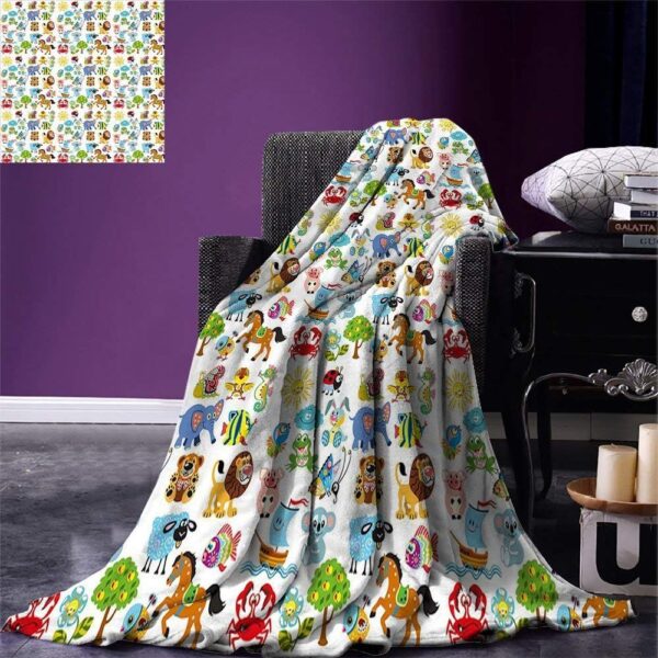 Horse Fleece Blanket Sherpa Blanket