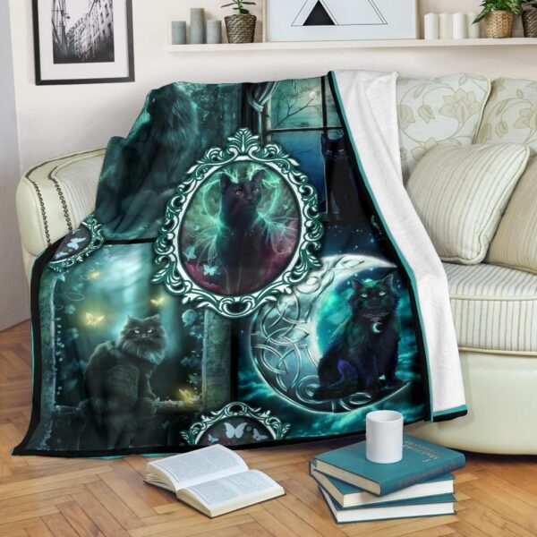 Cat Fleece Blanket Sherpa Blanket