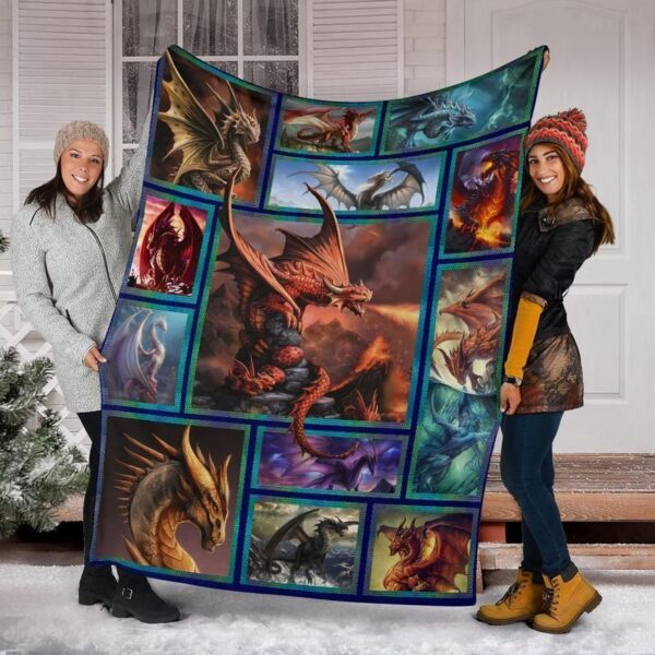 Dragon Fleece Blanket Sherpa Blanket