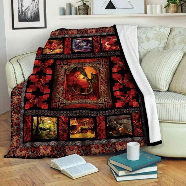 Dragon Fleece Blanket Sherpa Blanket