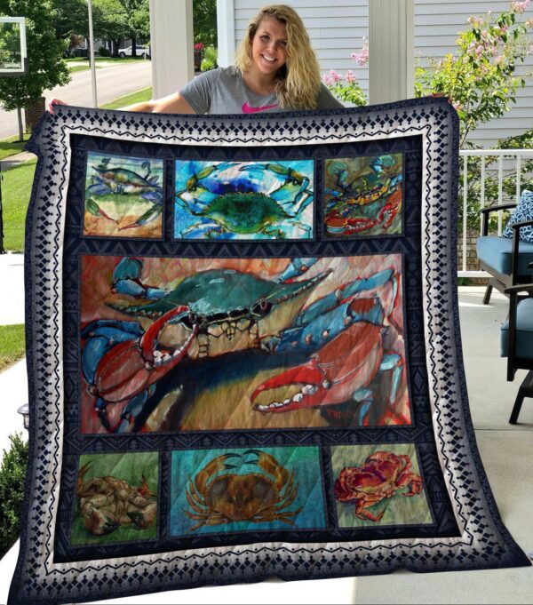 Crab Fleece Blanket Sherpa Blanket