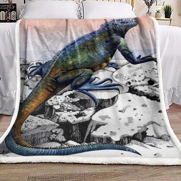 Dragons Of The Enchanted Isles Fleece Blanket Sherpa Blanket
