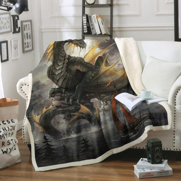 Dragon Fleece Blanket Sherpa Blanket
