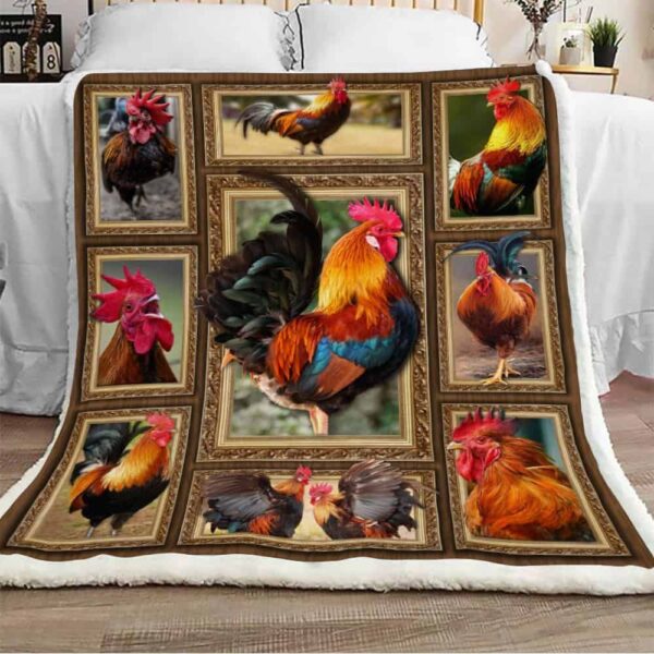 Chicken Fleece Blanket Sherpa Blanket