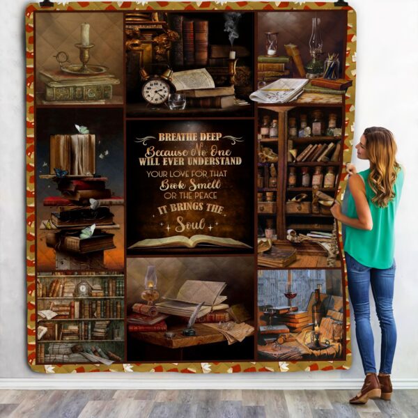 I Love Reading Book Fleece Blanket Sherpa Blanket
