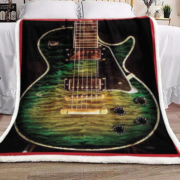 Guitar Fleece Blanket Sherpa Blanket