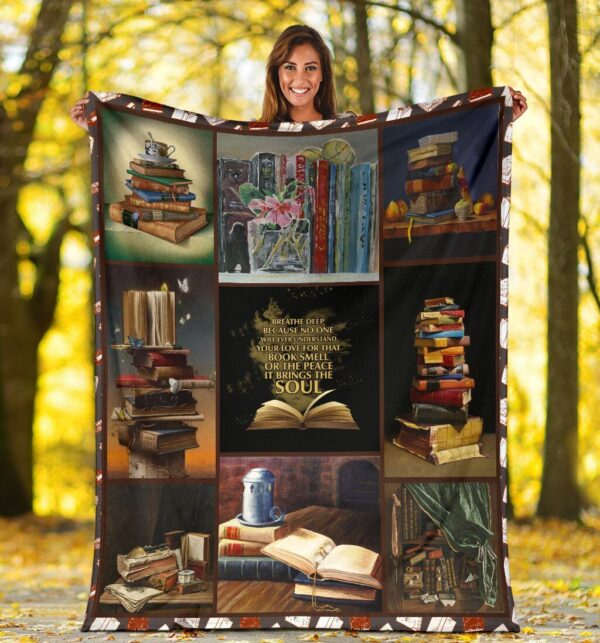 I Love Reading For Book Lovers Fleece Blanket Sherpa Blanket