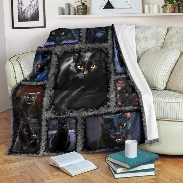 Cat Fleece Blanket Sherpa Blanket