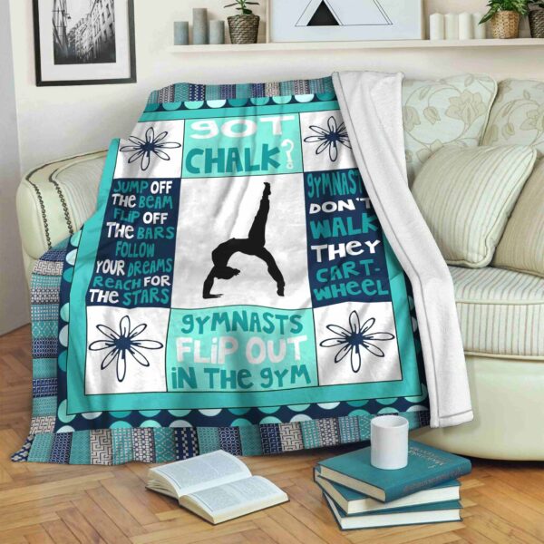 Gymnastic Fleece Blanket Sherpa Blanket