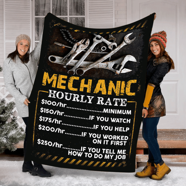 Mechanic Fleece Blanket Sherpa Blanket