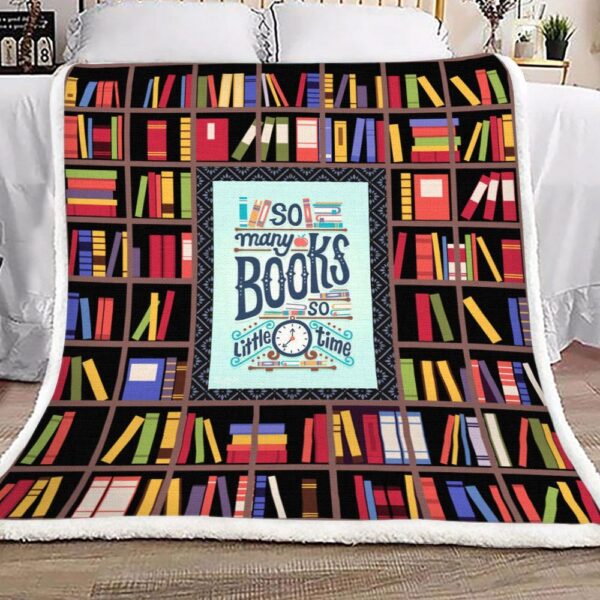 Reading Fleece Blanket Sherpa Blanket