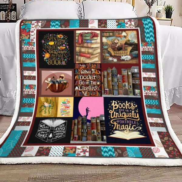Reading Fleece Blanket Sherpa Blanket
