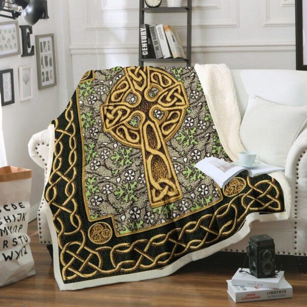 Celtic Fleece Blanket Sherpa Blanket