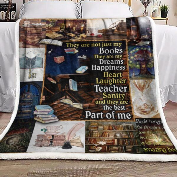 Reading Fleece Blanket Sherpa Blanket