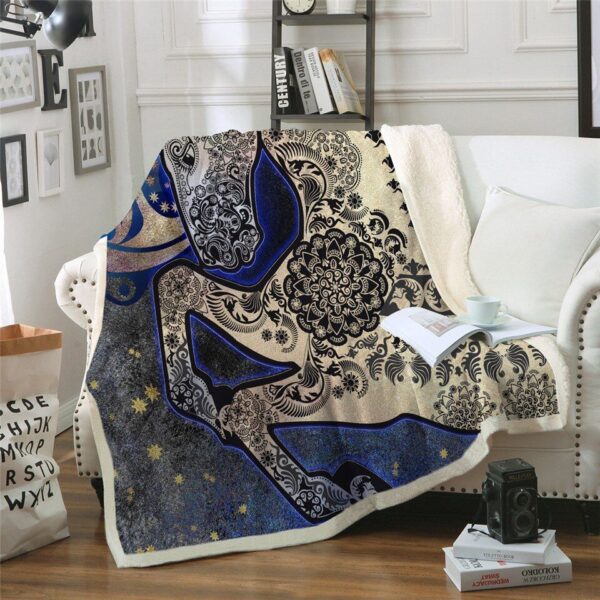 Horse Fleece Blanket Sherpa Blanket