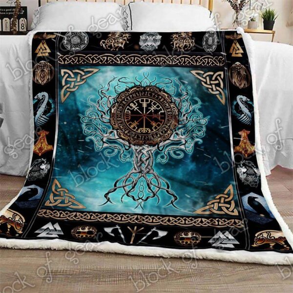Viking Fleece Blanket Sherpa Blanket