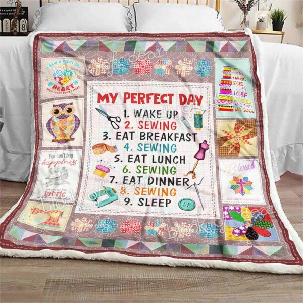 Sewing Fleece Blanket Sherpa Blanket