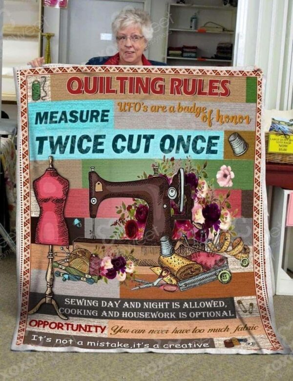 Sewing Fleece Blanket Sherpa Blanket