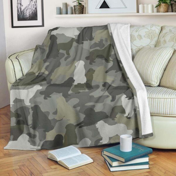 Newfoundland Camo Fleece Blanket Sherpa Blanket